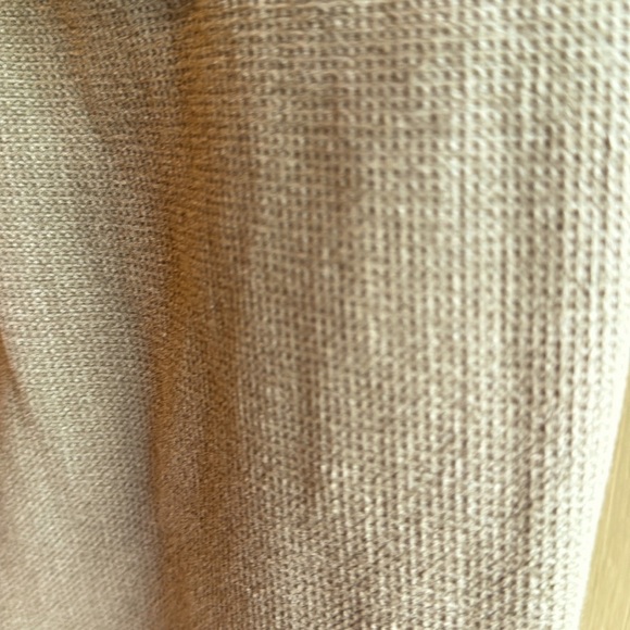 Men’s vintage pleated tan cotton cuffed slacks. Size w33 l 30 - Picture 3 of 6